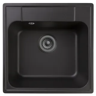 Мойка кухонная Reflexion Etude 53-BL RF0353BL черный